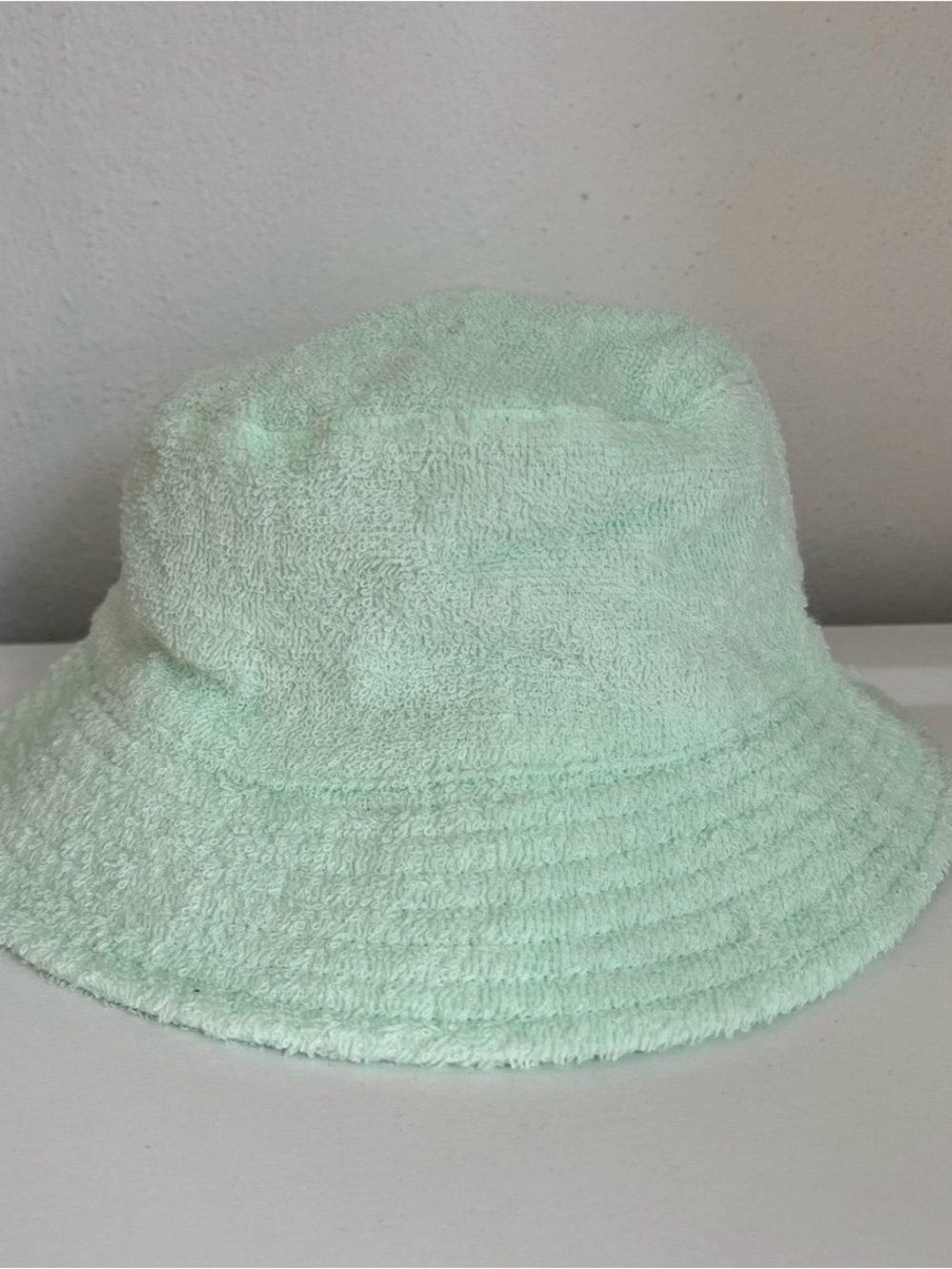 ASOS Mint Green Terry Cloth Bucket Hat